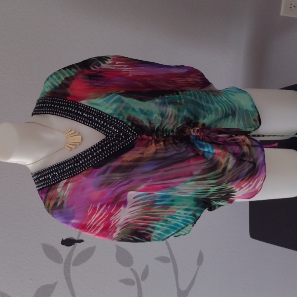 Grass Collection Sheer Top
